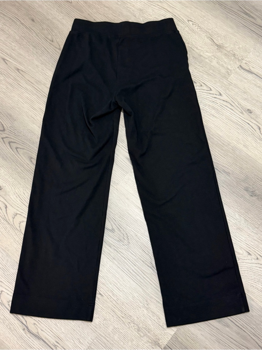 NEW AYR The High Hopes Pants Black Pima Cotton Modal Wide Leg Size L - NEW - Picture 13 of 16
